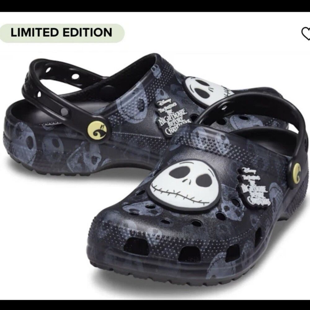 NWT Crocs X Disney The Nightmare Before Christmas  Skellington Clog M11 Vietnam